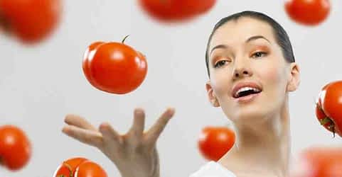 tomat untuk wajah